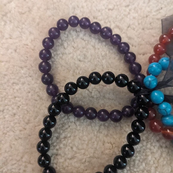 Colorful Beaded Bracelets Set - Picture 3 of 3